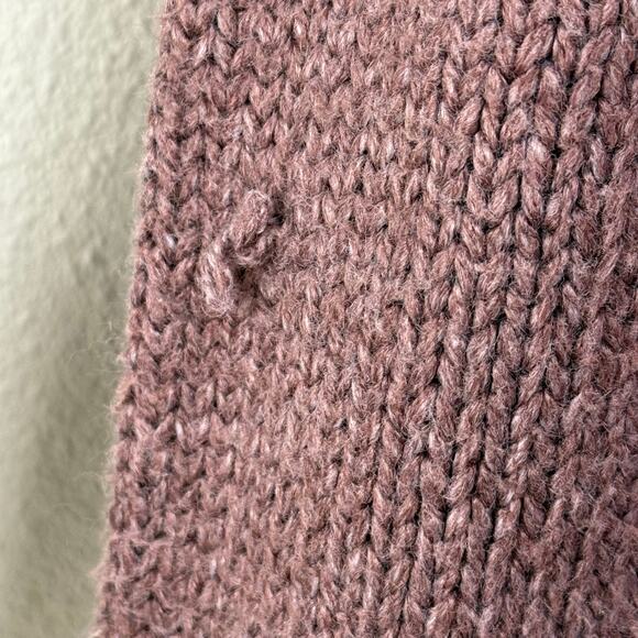 Vintage 90s Y2k Brown Striped Hooded Cardigan Sweater Indie Whimsy Twee Forest S - Picture 5 of 6